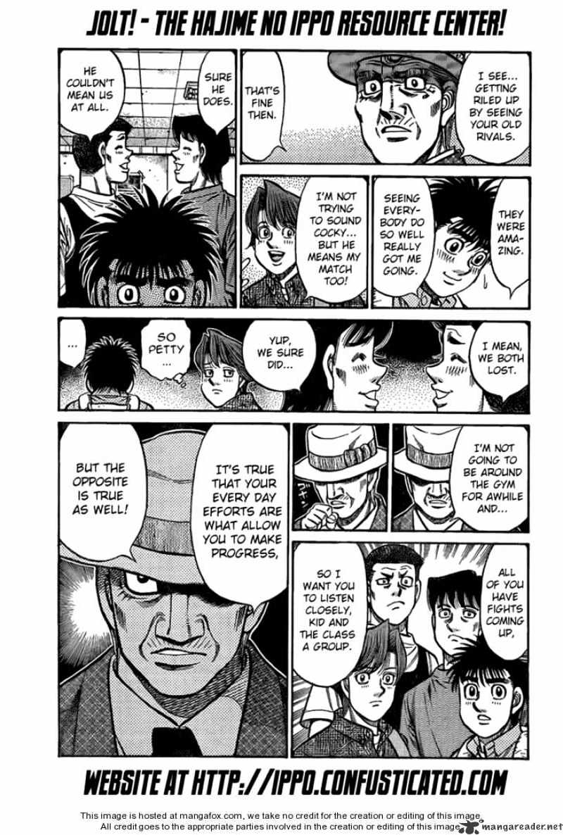 Hajime no Ippo: Fighting Spirit, Chapter 856 image 13